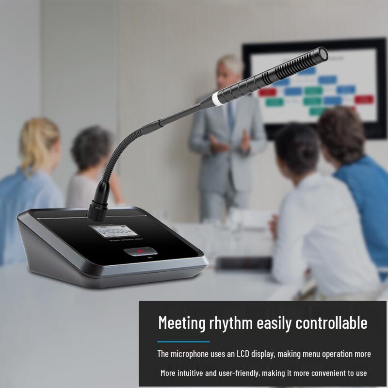 WeiShu DC-8 UHF 8-Channel Wireless Gooseneck Conference Microphone (CN Version)