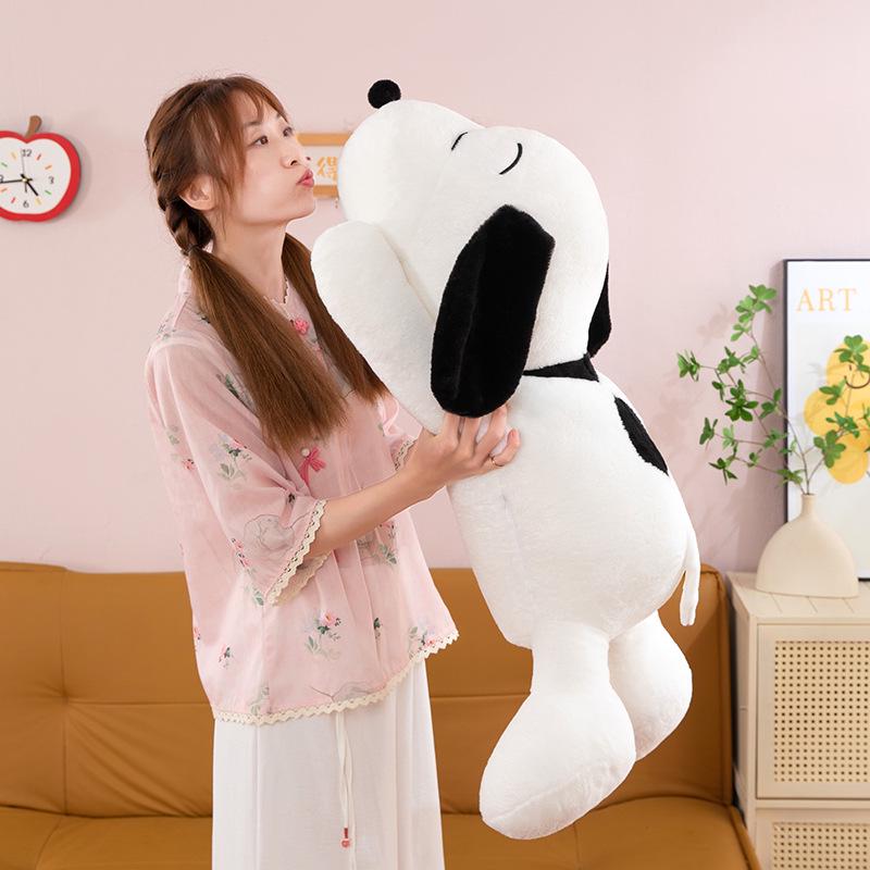 

Большая плюшевая игрушка Снупи - Милая лежачая подушка-кукла в виде собаки, праздничный подарок 40cm, 0.2kg