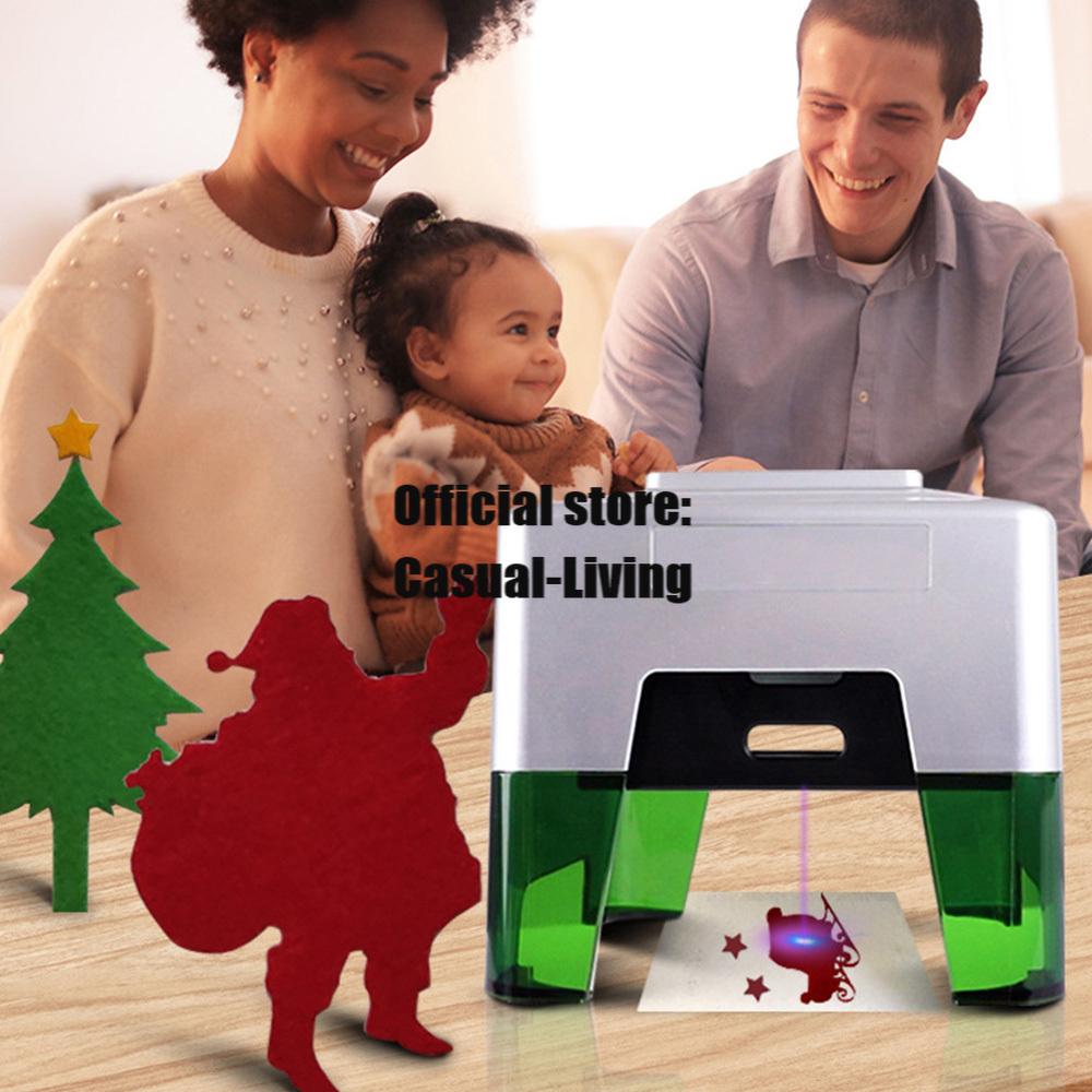Mini 1600MW Lasergravur-Schnitzmaschine Bluetooth-Graveur DIY-Logo-Drucker