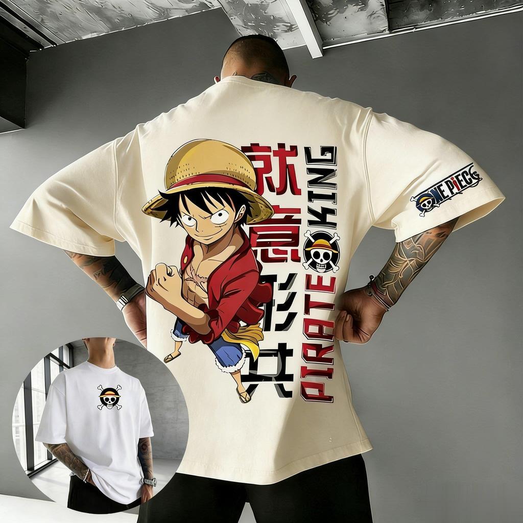 One Piece Anime Luffy T Shirt Men Women Cotton Short Sleeve Tee Pirate King Graphic Print Streetwear Casual Top 2026 Summer New
