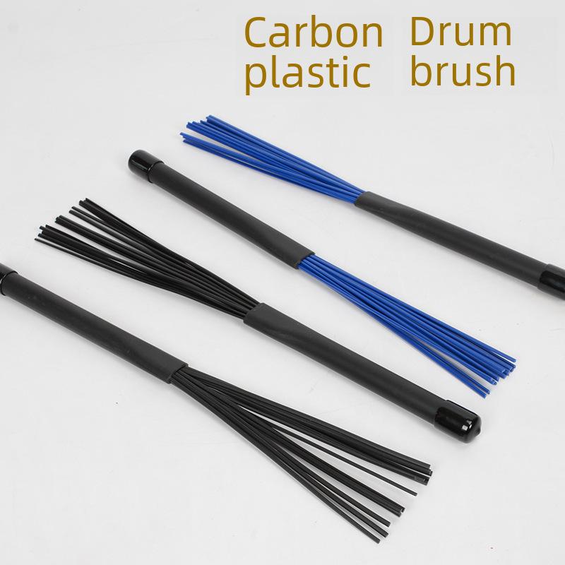 Jazz Drum Brush and Stick Set: Steel Brush & Percussion Accessories