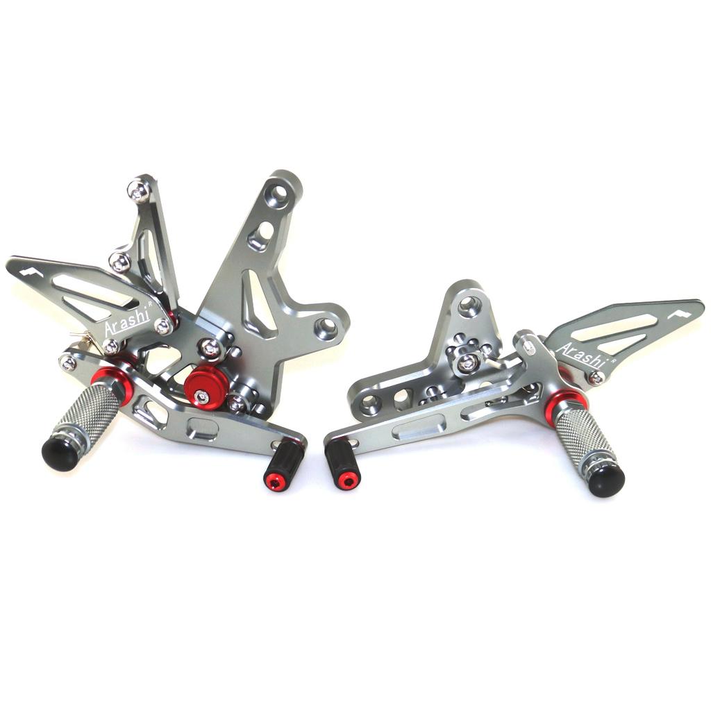 ARASHI Motorcycle Front Foot Pedal Foot Rset Foot Pegs Rear Set Rearset For KAWASAKI NINJA400 Z400 EX400 2018-2023