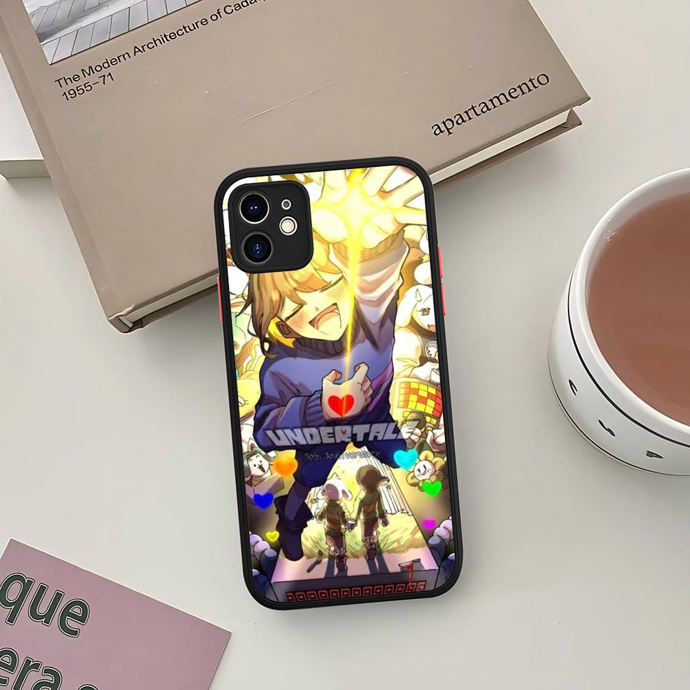 U-Undertale Phone Case For IPhone 16e 16 15 14 13 12 11 Pro Max X XS MAX Plus Spuerstar Matte Cover