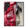 Samsung S26ULTRA Phone Case A90 Cherry S24 Tempered Glass A16 Black S25 Protective Case A07