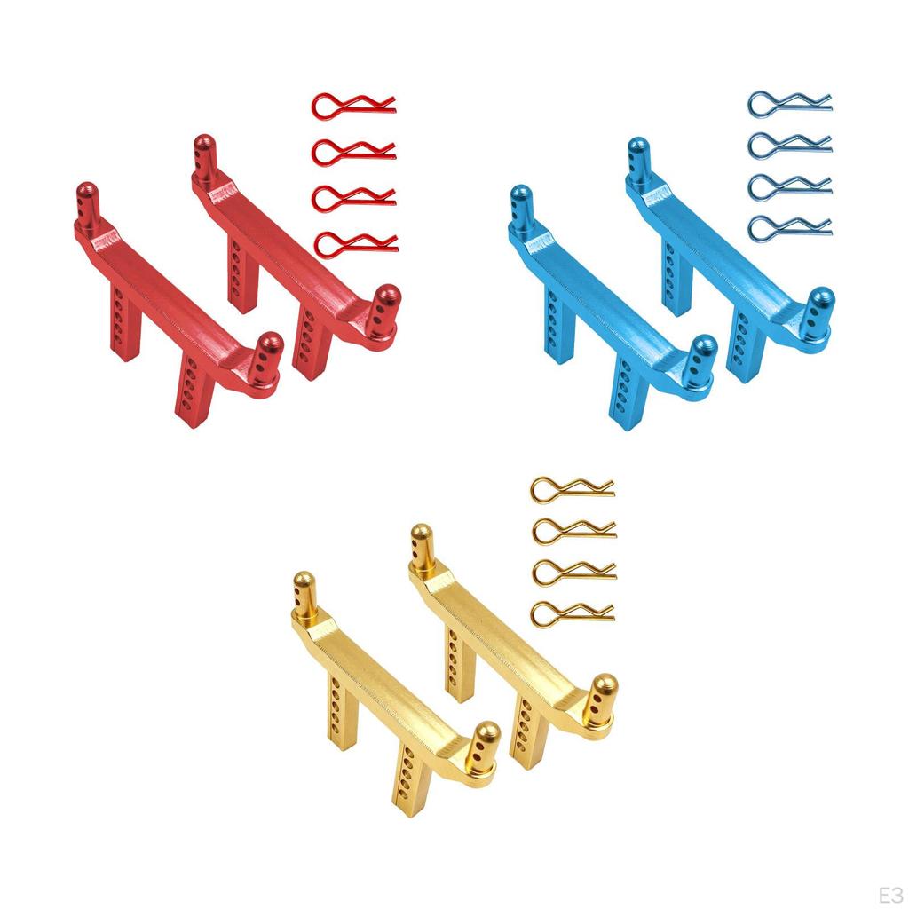 2 High-Performance Front And Rear Body Mounts for RC Car 16102 (1:16 Scale) - DIY Assembly Parts