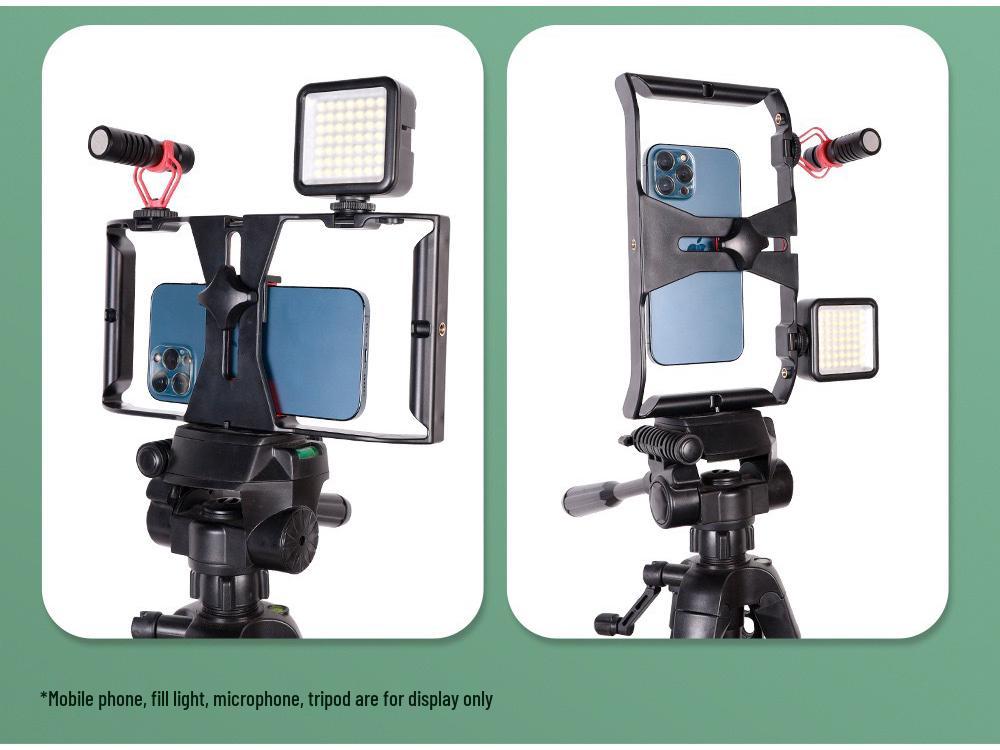 Rabbit Cage Mobile Phone Stabilizer: Handheld Frame for Shake-Free Video Recording
