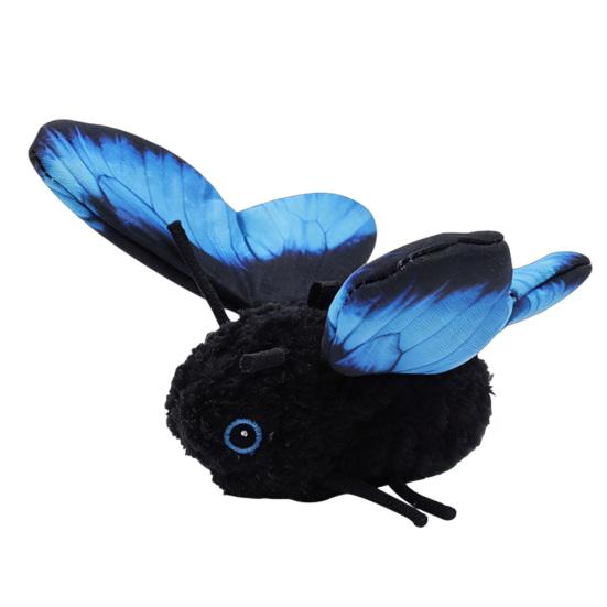 Realistische fliegende Beute Katze Gadgets Intelligente Sensorik Klappendes Schmetterling Spielzeug, Flügelbewegung Kätzchen Jagen Pirschen Anspringen Fesselnde Spielzeuge für Solo