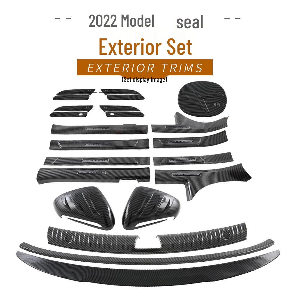 BYD Seal EV Door Accessories: Handle Cover, Mirror Cover, Bowl, Sill Strip, Rear Bumper Protector