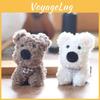 Miniature West Highland Dog Plush Keychain Bag Pendant Pp Cotton Plush Toys