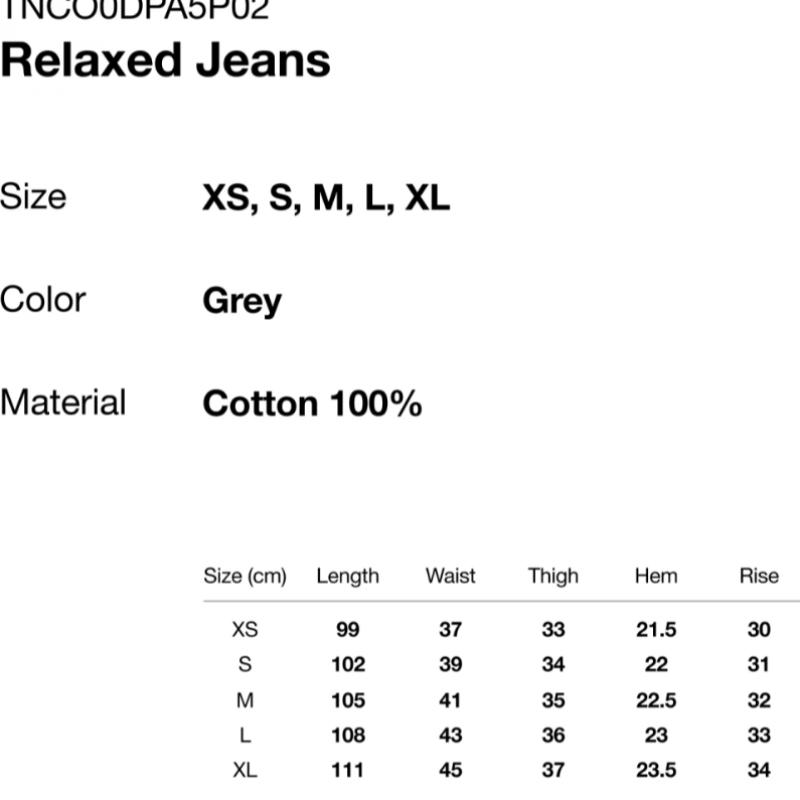 ThIs Is Never That Relaxed Jeans Grey