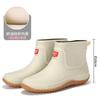 New short rain boots women's waterproof and non-slip women's rain shoes water shoes adult thick sole wear-resistant