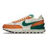 Nike Waffle One Crater Vela Curry Caldo Gomma Sneakers Donna Bianco Gomma-Marrone Medio Malachite DQ4491-100