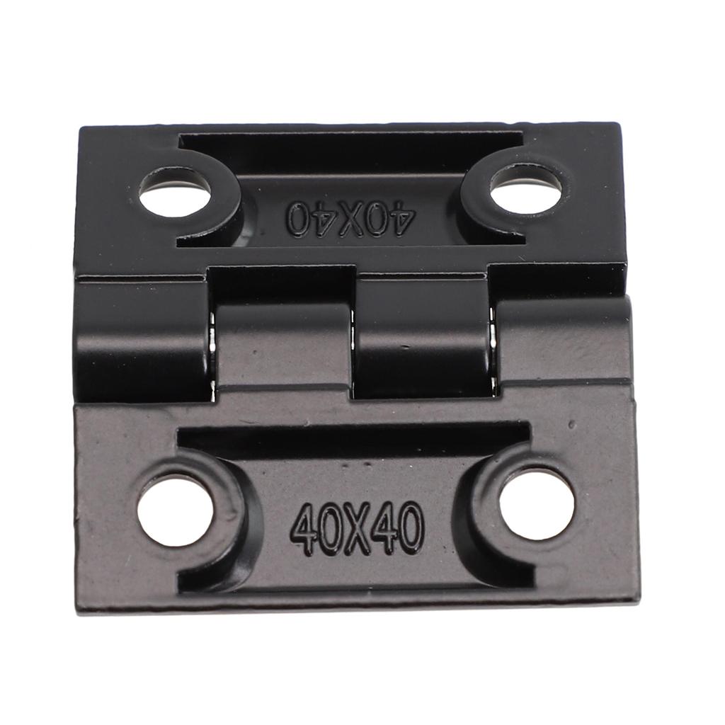 40/50/60mm Hardware Butt Hinges Door Metal Black Hinges Cabinet Aluminium Box Backflap Shed Hardware Hinge For Furniture