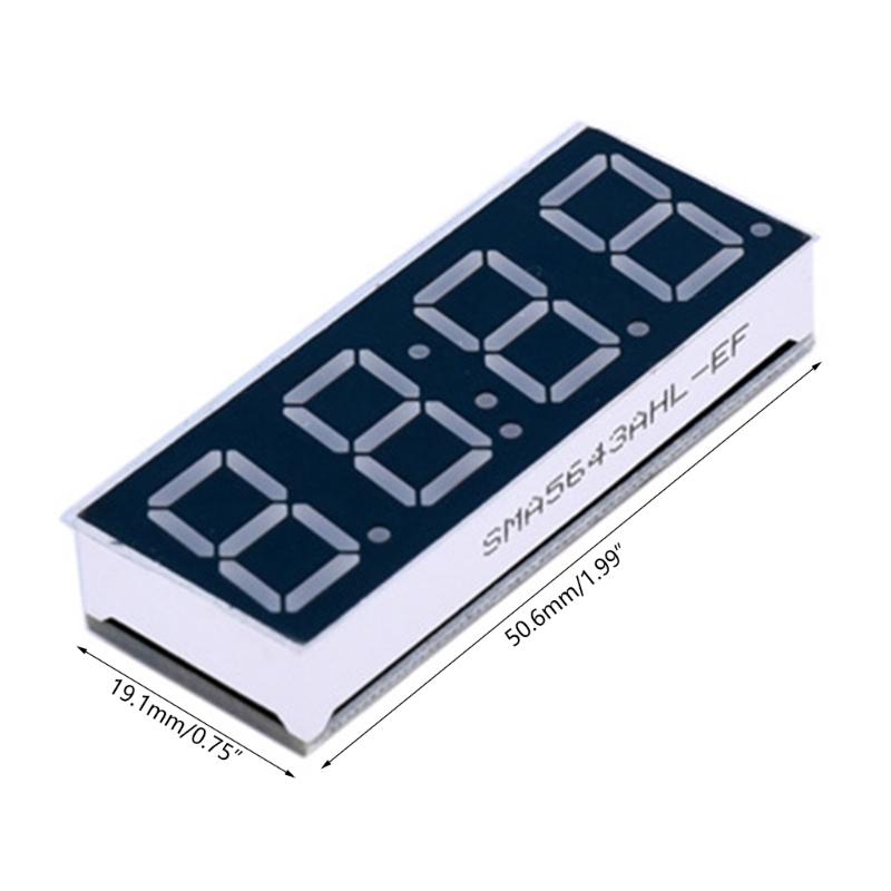 WiFi-Zeitgeber-Uhr-Modul 0,56'' LED-Anzeige Automatische Zeitmessung Digitalröhren-Elektronikuhren-Bausatz USB 5V Röhrenuhr