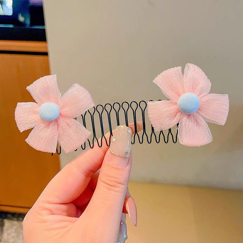 Girls' Summer Cartoon Baby Hair Comb - Gentle, Secure, Non-Damaging Hair Care Accessory