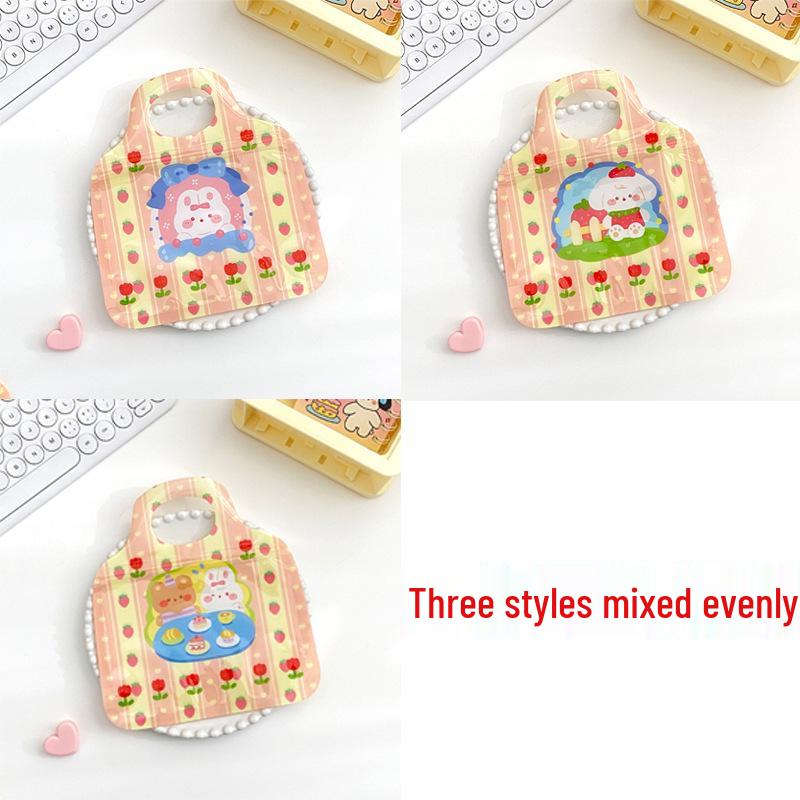 Christmas Cute Cartoon Handbag: Soft, Self-Sealing Storage Bag for Jewelry, Snacks, and Small Items