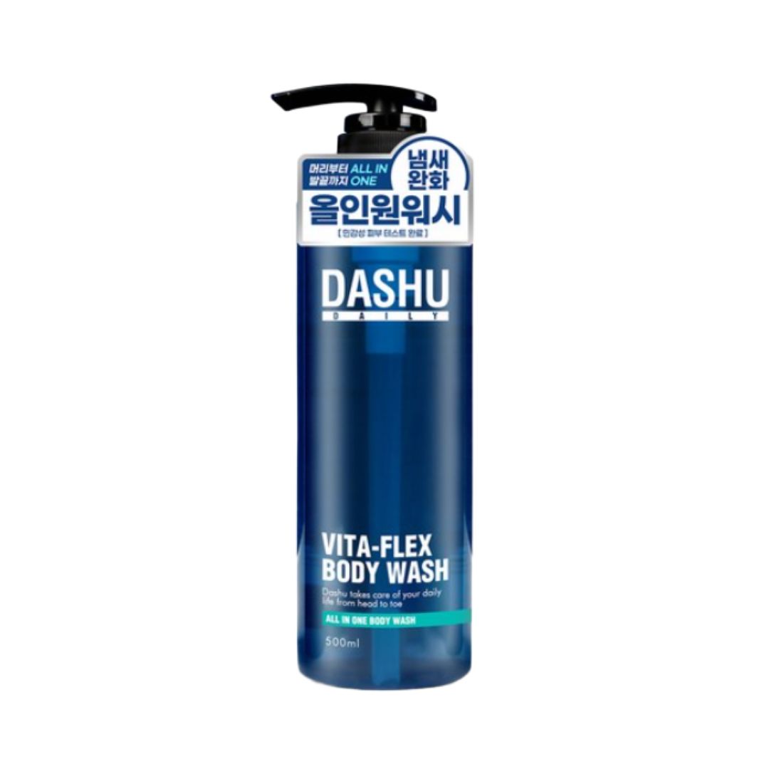 DASHU Daily Vitaflex All-In-One Body Wash Refreshing Moisturizing Cleanser 500ml
