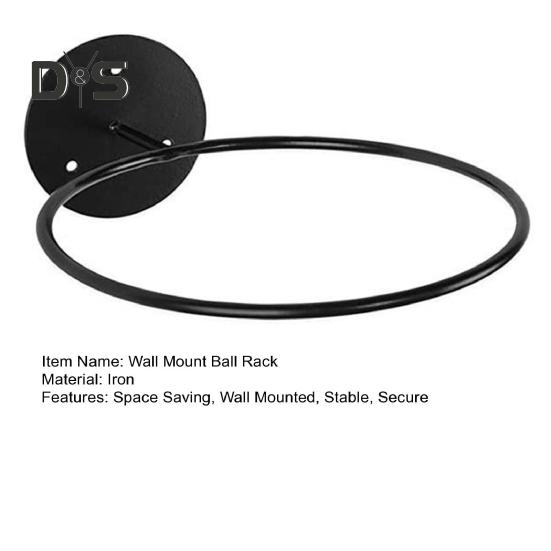 Suport de Perete pentru Minge de Baschet Fier Raft de Depozitare pentru Afișare Minge Organizator Accesorii Sportive pentru Baschet Minge de Fotbal Volei Fotbal Rugby