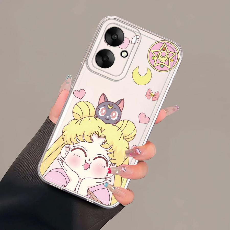 Custodia Anime Sailor Moon per Xiaomi Mi 11T Pro 11 Lite Cover Morbida per Telefono