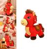 Pferd Tier Plüschtier mit weichem Kurzflor für Mondneujahr-Geschenke