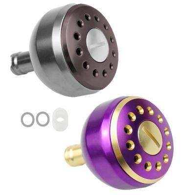 Z Hliníku Kulatá Knoflík Hliníkový Naviják Rybaření Modrá Ryba Silová Rukojeť Knoflík Shimano A Daiwa S Náhrada 38mm Stylový 1000 1500 2000 2500 3000