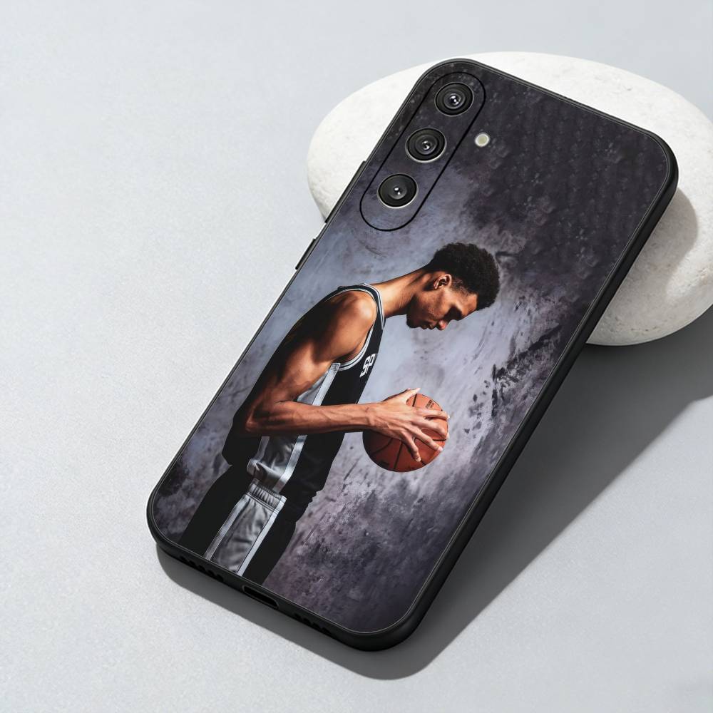 

VW MVP-W-Wemby BASKETBALL Player Phone Case For Samsung Galaxy A73,A72,A71,A70,A52,A51 Others Soft Black Cover Samsung a41