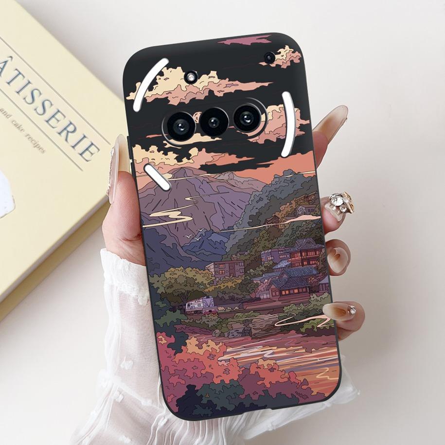 Para Funda Nothing Phone 3A A059 Lindo Dibujo Animado Panda Astronauta Silicona Suave Negro Mate Cubierta Para Nothing Phone3a Pro A059P Fundas
