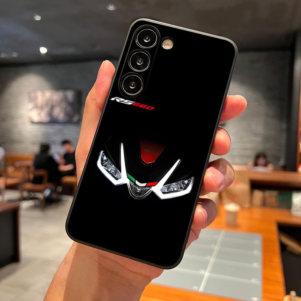 A-Aprilia Motorcycle Logo Phone Case For Samsung S25 Ultra S24 S23 S22 S21 S20 Plus Fe Galaxy A54 A53 A34 A25 Silicone Cover