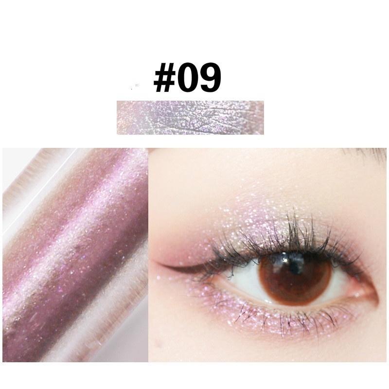 1pcs 10 Colors Liquid Eyeshadow for Women Diamond Shimmer Highlighters Long Lasting Shine Eye Shadow Makeup for Party Wedding