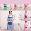 Cute Home New Womens Kitchen Restaurant Bib Cooking Aprons Pockets Apron Striped