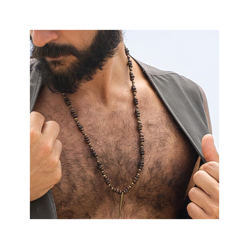 Bohemian Ethnisch Handgefertigt Perlen Herren Choker - Europäischer & Amerikanischer Retro Hip-Hop Stil