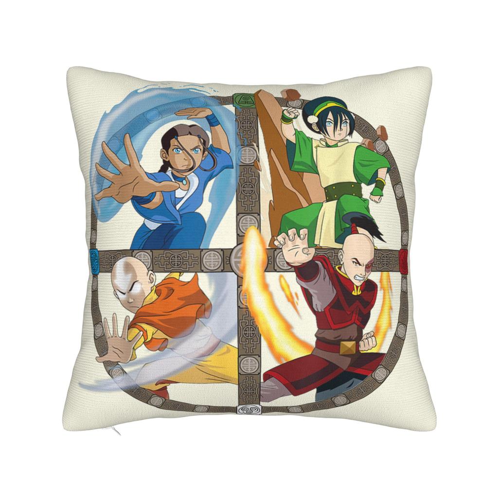 Avatar The Last Airbender Farbror Iroh Eldböjningsmästare Kuddfodral Grafiskt Kuddfodral Roliga Kuddfodral För Bil Heminredning