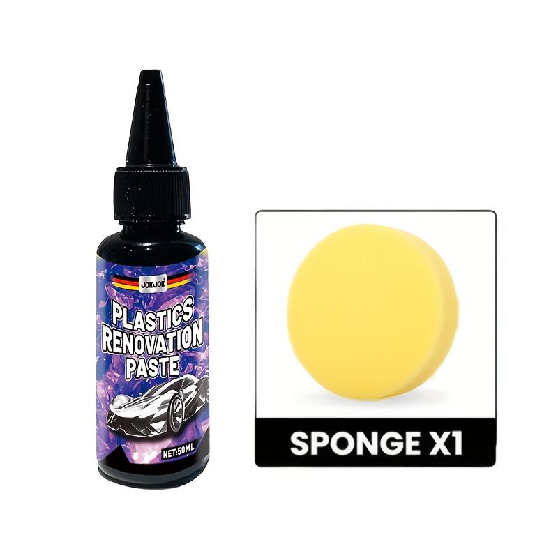 

Новейшая паста для восстановления пластика, воск для ухода за отделкой салона автомобиля, покрытие нано-кристаллическим слоем для устранения пожелтения, чёрный