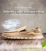 Men's Large Size Breathable Canvas Slip-On Shoes, Old Beijing Style Umbrella Cloth Sneakers