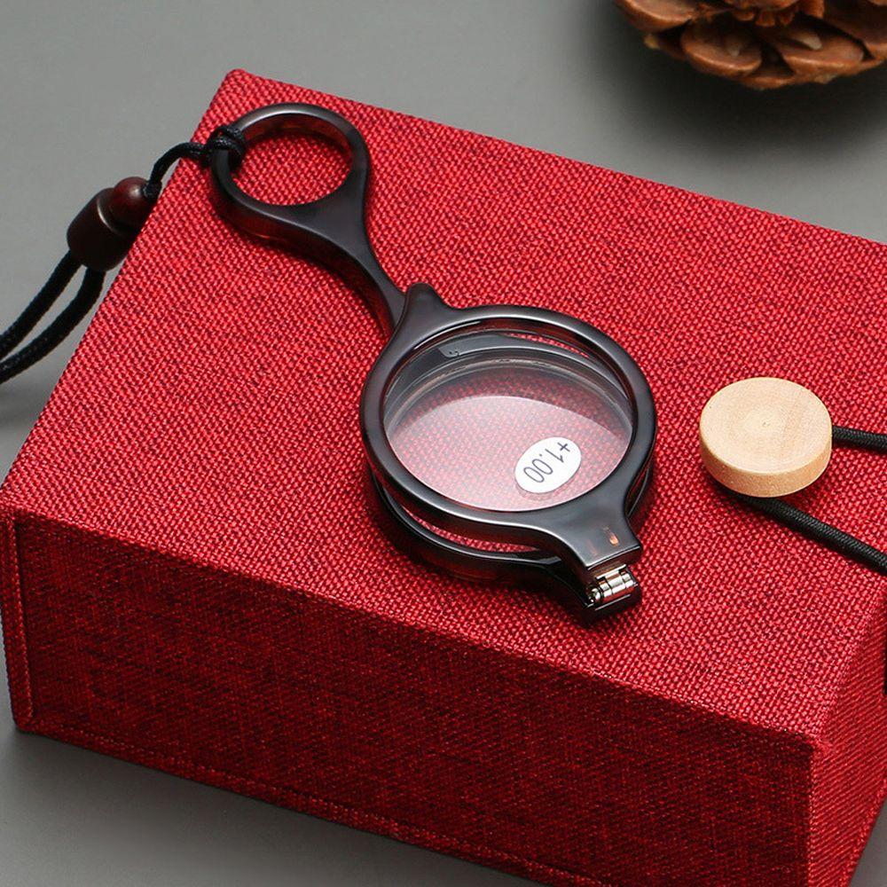 Portable Foldable Mini Elderly Glasses Presbyopic Glasses Hanging Neck Glasses Reading Glasses