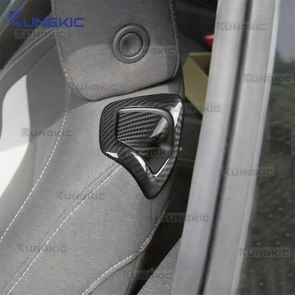 Real Carbon Fiber Seat Backrest Cover for Chevrolet Camaro 2016-2024 Interior Moulding