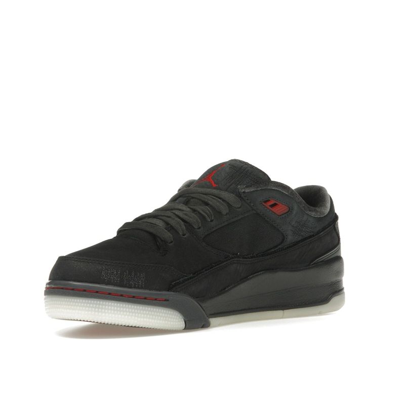 Air Jordan Who Decides War X  Jordan Flight Court The World Is Your Court - Black Women Sneakers Varsity-Red Off-Noir Muslin HQ2958-006