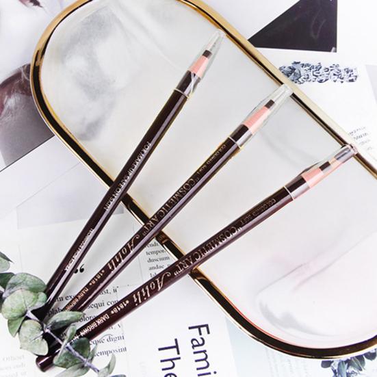 6Pcs Pull Cord Peel-off Eyebrow Pencil Waterproof Sweat-Proof Natural Long Lasting Smudge-proof Women Microblading Brow Pencil