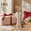 Matte PLA Floral Holder Hands Holding Heart Vase, 3D Printed Modern Flower Table Centerpiece Creative Vessel Artistic Vase for Dried And Artificial