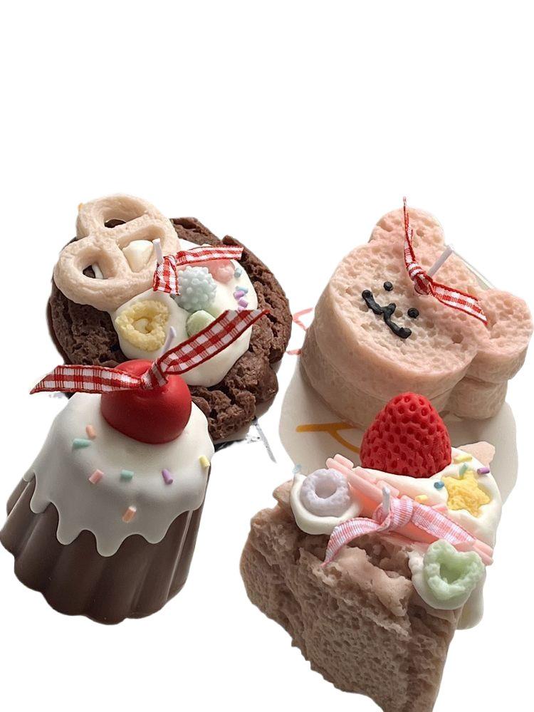 Dessert Scented Candle Gift Set for Girls, Girlfriend, Best Friend, Creative Birthday or Graduation Present