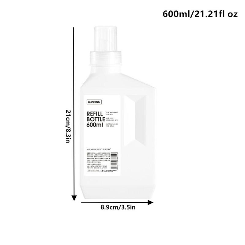 400/600/1000 ml Grote Capaciteit Huishoudelijke Wasverzachter Wasmiddel Flessen Opbergbak Shampoo Douchegel Dispenser