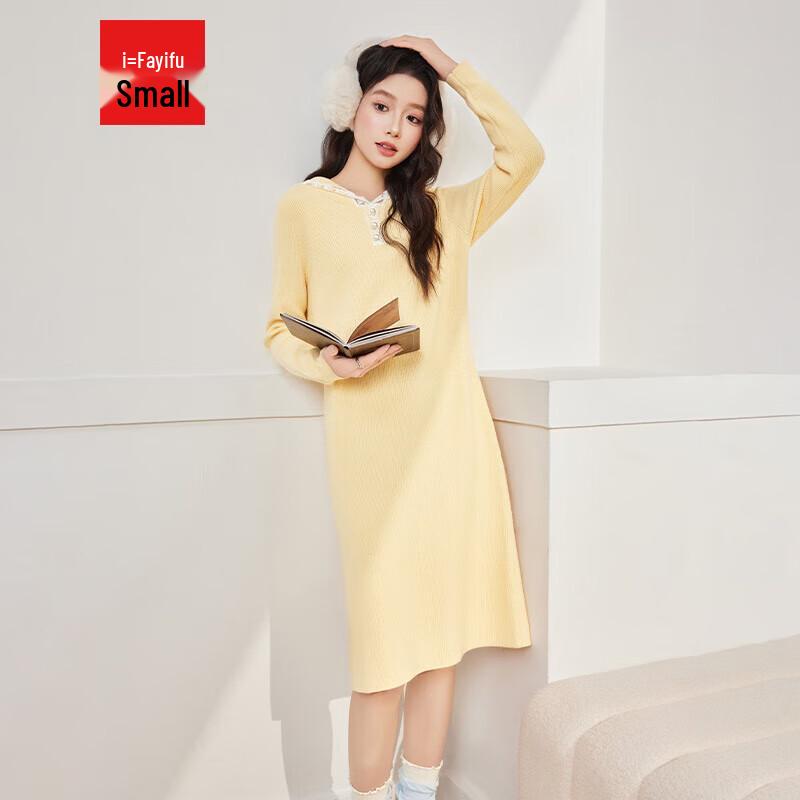 IEF Petite 2025 Herfst Veelzijdige Slim-Fit Gebreide Tuniek