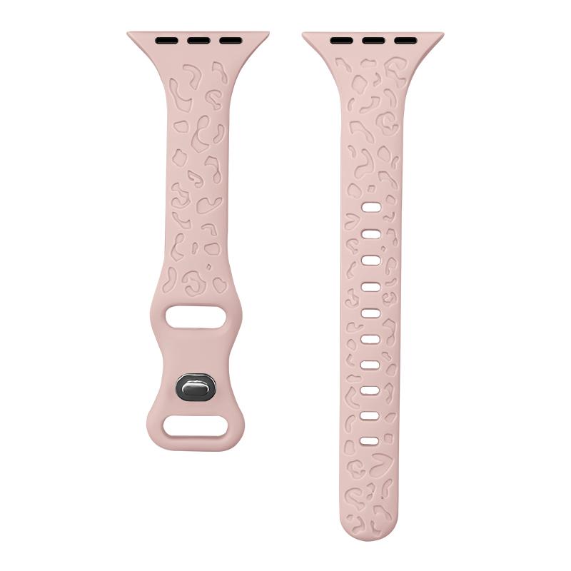 Engraved Strap For Apple Watch Bands 40mm 44mm 41mm 45mm 46 49mm Slim Silicone Bracelet Iwatch Series 9 8 7 3 Ultra 2 Se 10 Band