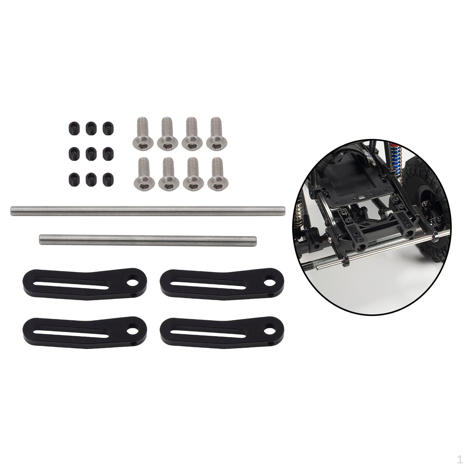 

1/10 RC Crawler Bull Bar Lightweight Metal Spare Parts CNC for DIY Black