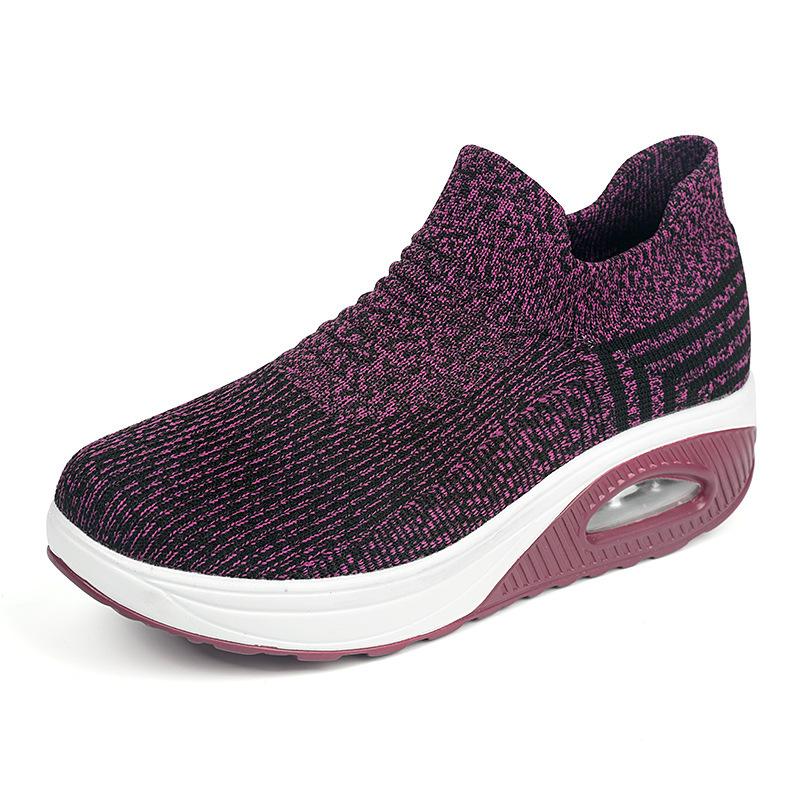 New shoes casual shoes breathable and lightweight mother shoes lace-up air cushion sneakers