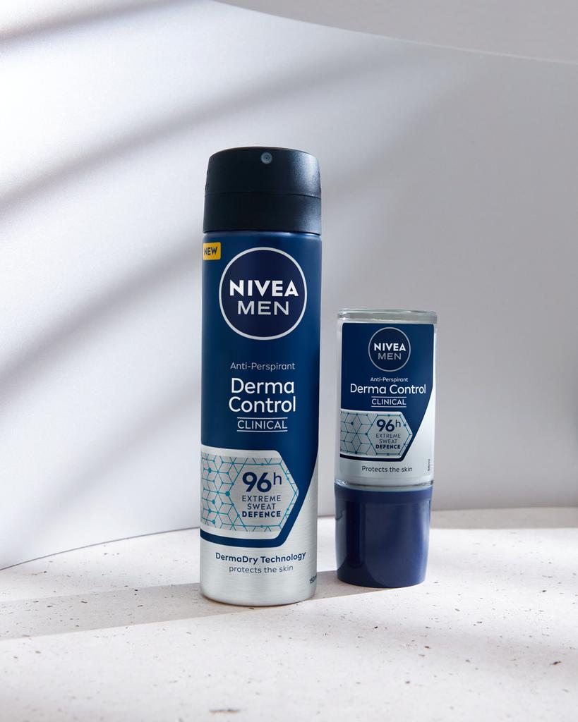 357768 Nivea Derma Dry Control Male Antiperspirant Roll-On 50
