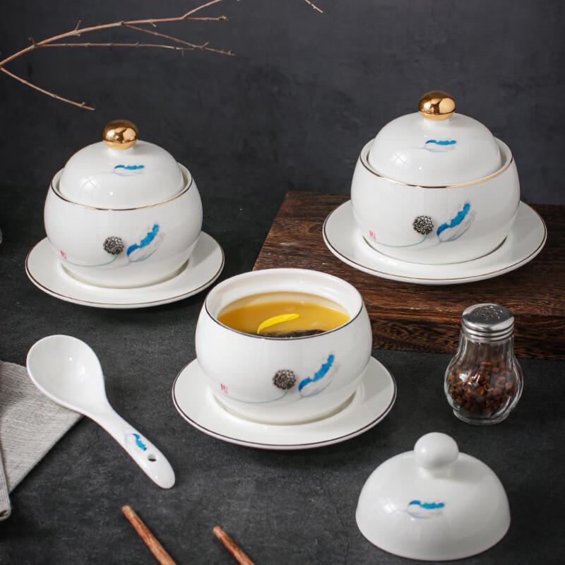 Naijiang Ceramic Double Boiler Individual Stew Cup