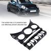 Car Air Conditioning CD Panel Cover Trims Frame 6.5in AC CD Panel Sticker Carbon Fiber For Mini Cooper F55 F56 F57 2014-2025