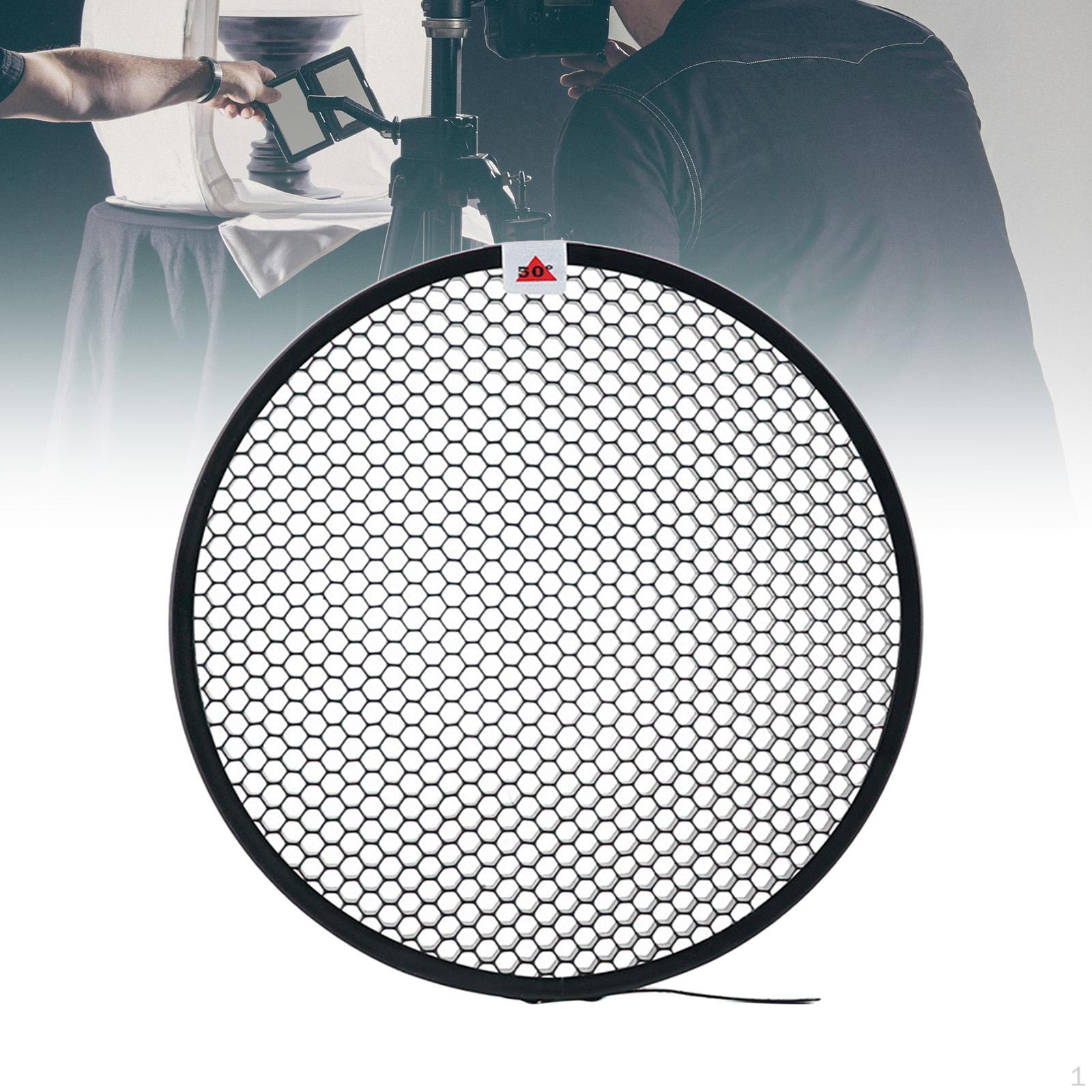 

6,69 дюйма/17 см стандартный отражатель-диффузор, абажур с сотовой сеткой, осветительный инструмент для студии 50 Degree