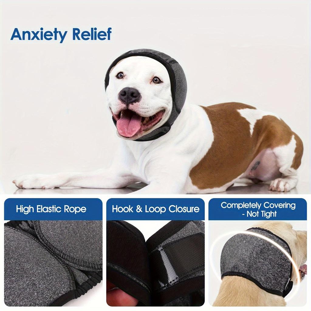 Pet Noise-Canceling Ear Muffs | Durable Outdoor Dog Headgear for All Breeds - Suitable for Poodles, Golden Retrievers| Anti-Anxiety Swimming Gear